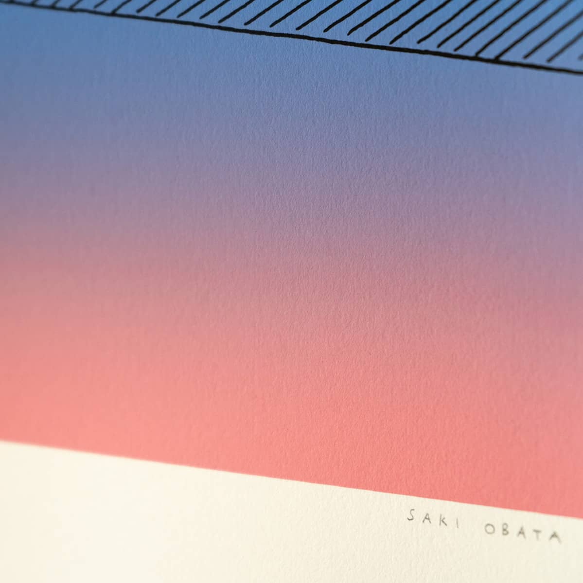 04 「スーパーマーケットの5時」シルクスクリーン プリント / 小幡彩貴